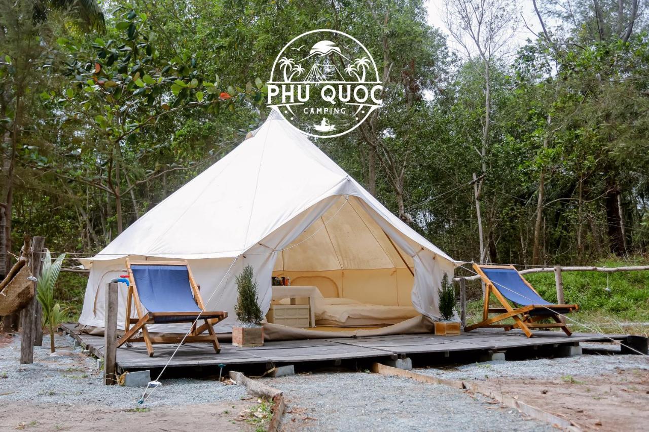 Phu Quoc Camping Bed & Breakfast ภายนอก รูปภาพ