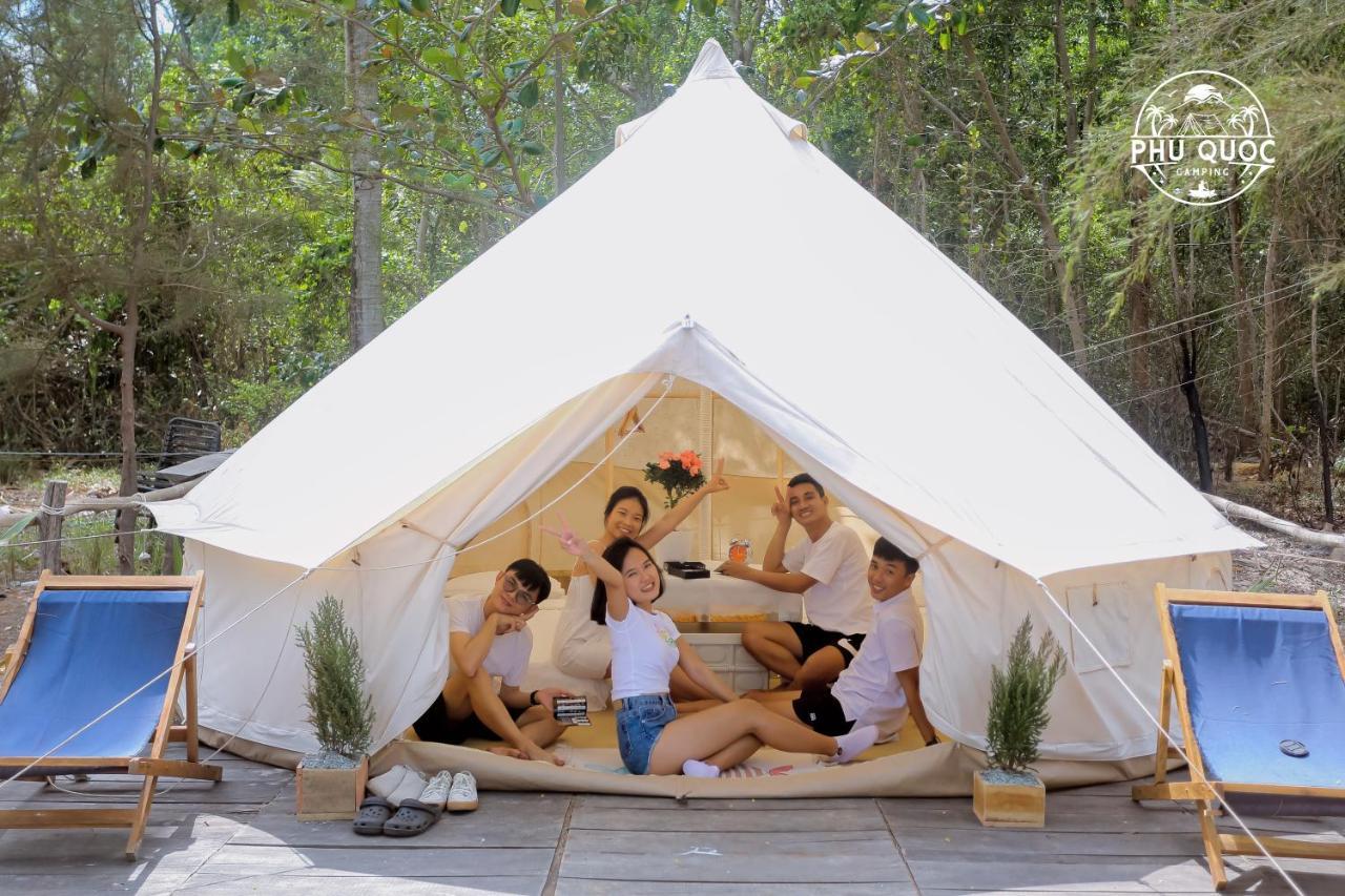 Phu Quoc Camping Bed & Breakfast ภายนอก รูปภาพ